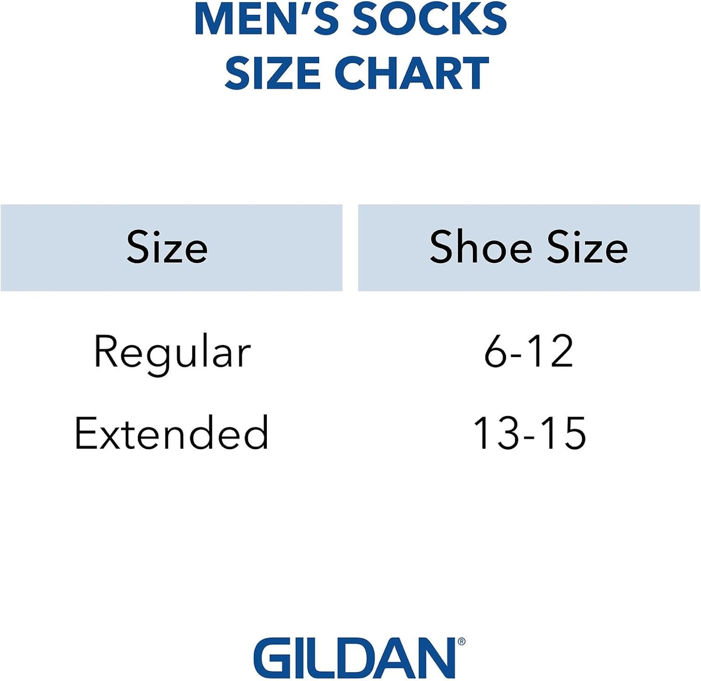 Mens Polyester Half Cushion Crew Socks, 12-Pairs